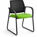 The Hon Co Guest Chair, Sled Base, 25inx21-3/4inx33-1/2in, Pear HONIB108IMCU84